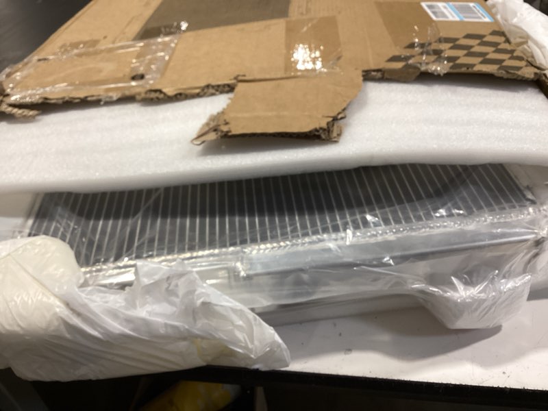 Condition photo showing Good Condition for 3 row aluminum radiator compatible with 1987-2006 jeep wrangler tj yj 2.4 2.5 4.0 4.2l 3 row radiator