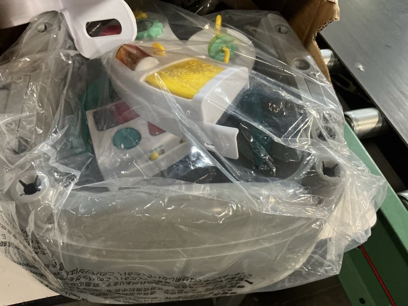 Condition photo showing Good Condition for infantino music & lights 3-in-1 discovery seat & booster, toddler booster seat for dining table or kitchen chair, baby activity center & snack tray, teal