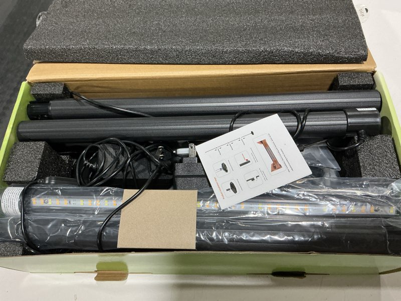 Condition photo showing Good Condition for similar to 2 pack led grow lights for indoor plants full spectrum, 48w 65 inch plant lights for seed starting with timer and 10 level dimmable standing plant growing lamp for greenhouse with hanging accessories 65 inch_2pcs