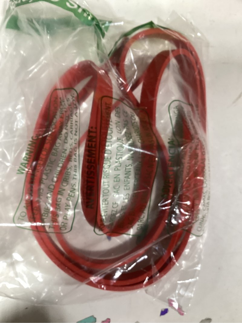 Condition photo showing As Is for Power Systems Strength Band, Light 5-25 Pounds of Resistance, Closed Loop Band, 41 Inches, Red, (681