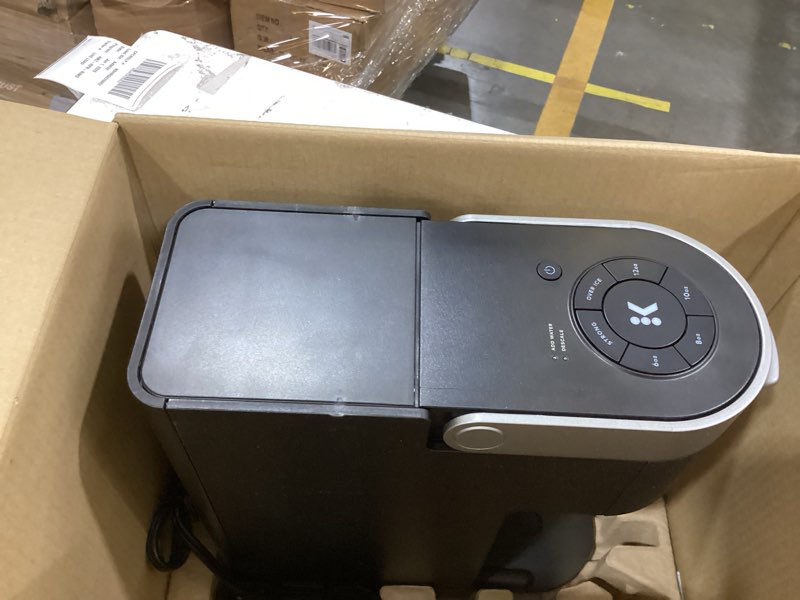 Condition photo showing As Is for keurig k-supreme single serve k-cup pod coffee maker, multistream technology, 4 brew sizes, 66oz dual-position removable reservoir, black black coffee maker