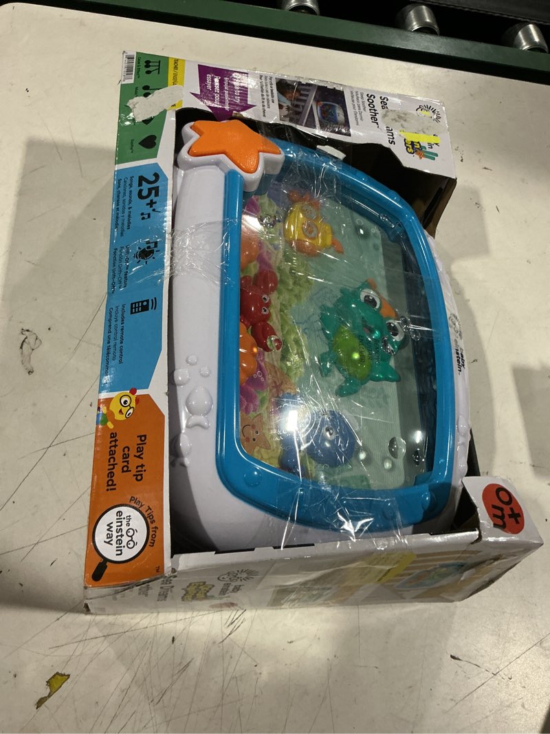 Condition photo showing As Is for baby einstein sea dreams soother baby sleep sound machine with remote, multicolor, infants ages 0 months +