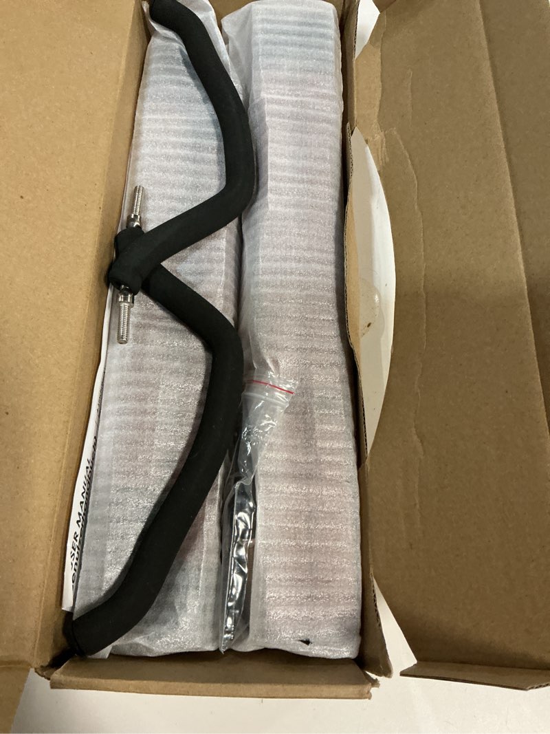 Condition photo showing New/Like New for DOMMI Guitar Stand, Wooden Guitar Stand for Acoustic Guitars, Electric and Bass, Folding A-Frame Acoustic Guitar Stand with Non-Slip Rubber and Soft Foam Arms, Easy to Assemble, Portable for Travel