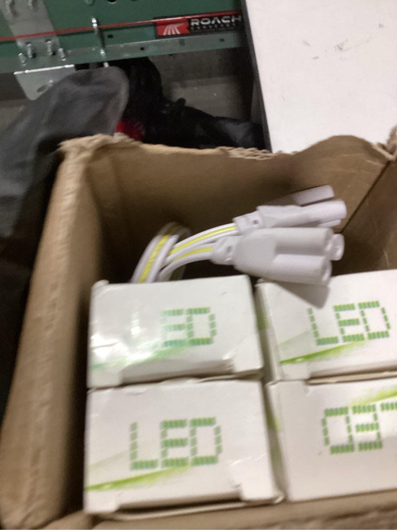 Condition photo showing New/Like New for LightingWill T5 Integrated Fixture 4FT, Warm White 3000-3500K, 20W, Linkable LED Shop Light, LED Ceiling and Under Cabinet Light, Corded Electric with Built-in ON/Off Switch, 4 Pack Warm White 4FT-4Pack