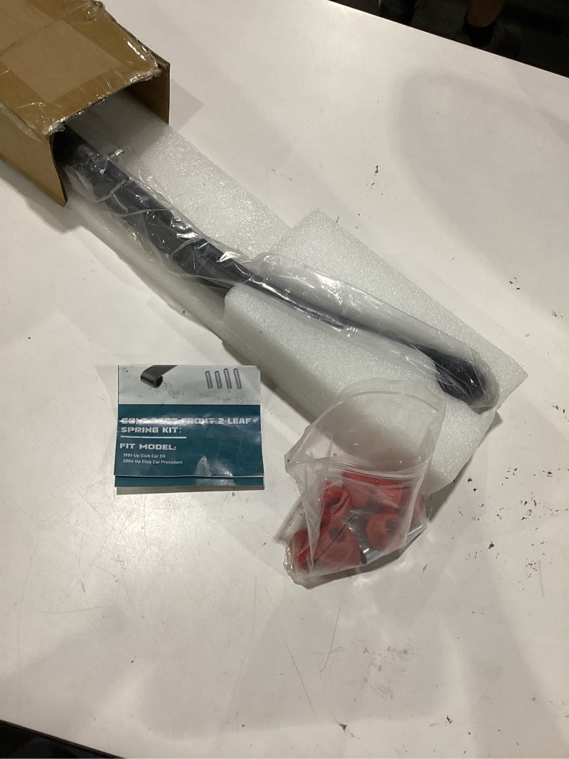 Condition photo showing Good Condition for heavy duty front 2-leaf springs kit for club car precedent 2004+ / ds 1981+ golf cart, replaces oem #1012030#1015108 included bushings sleeves and sleeves