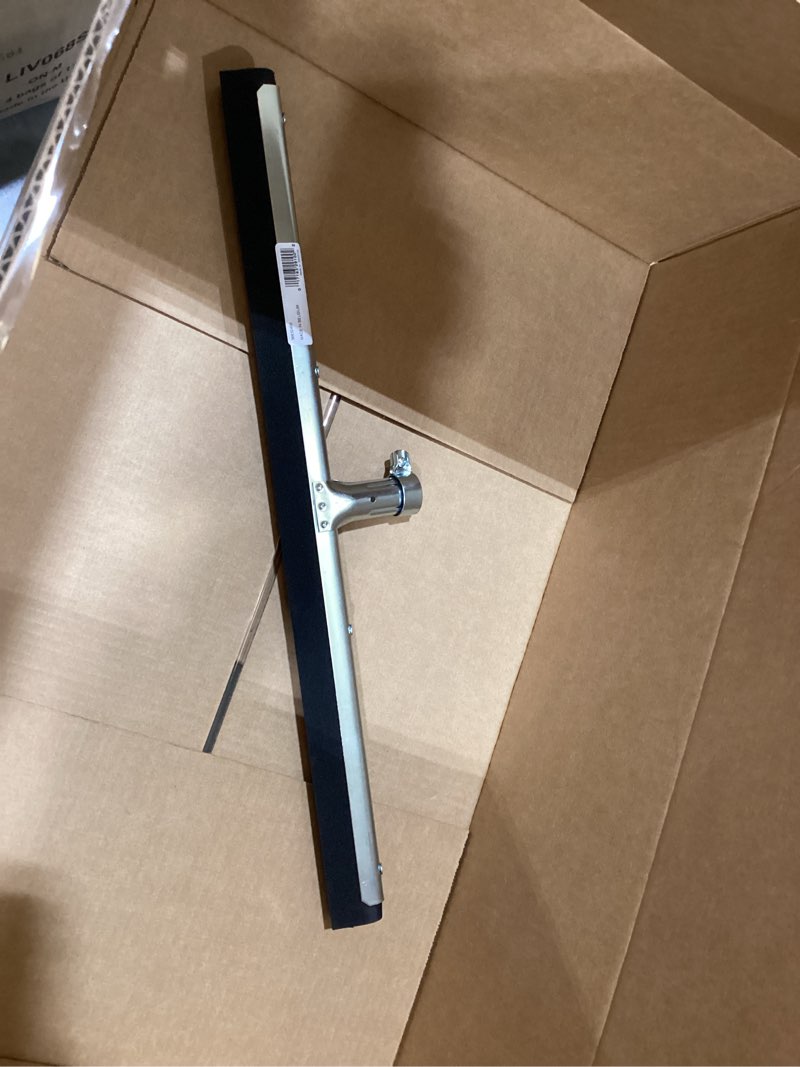 Condition photo showing Good Condition for sparta flo-pac double foam floor rubber squeegee window squeegee with heavy duty steel frame for floor, bathroom, kitchen, concrete, tile, garage, commercial use, 22 inches, black 22 inches 1