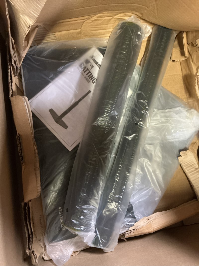 Condition photo showing New/Like New for franklin sports mlb industrial hitting and batting tee stand for baseball, teeball, softball practice - adult and youth baseball tee - adjustable height - heavy-duty construction