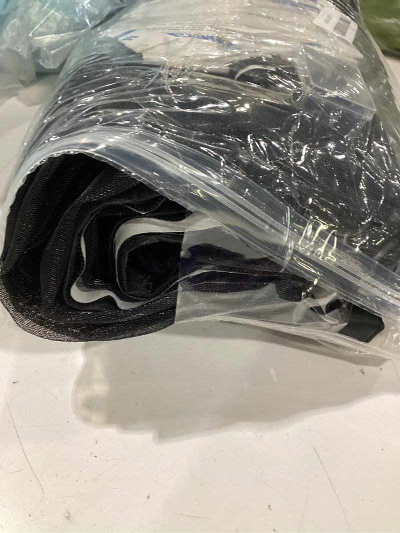Condition photo showing Good Condition for upgraded pet mesh magnetic screen door stronger than fiberglass and polyester,hands free,keep bugs out,pet & kid friendly,suitable for sliding doors,patio and french doors-72" x 80" black fit door size 72×80 inch