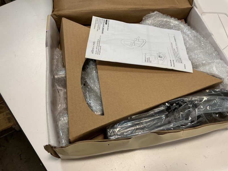 Condition photo showing Good Condition for 500+ bought last week allen + roth Harlow Simplefit Brushed Nickel PVD 4-in centerset 2-handle WaterSense Mid-arc