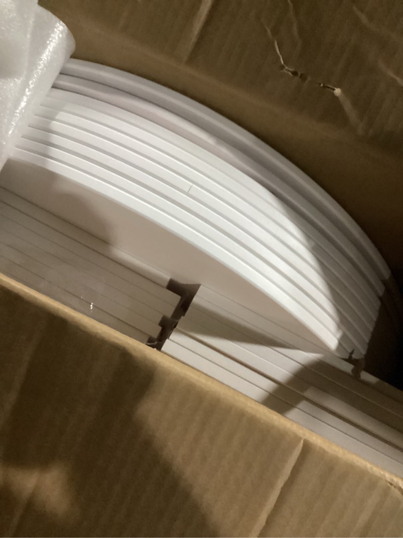 Condition photo showing Good Condition for SpaceAid 7 Tier Rotating Shoe Rack Tower, Spinning Shoe Display Lazy Susan, Revolving 360 Shoe Rack Storage Round Carousel, Vertical Handbag Rotate Shoes Closet Organization (7-Tier White) 7 Tier (23.2"W x 63"H) White
