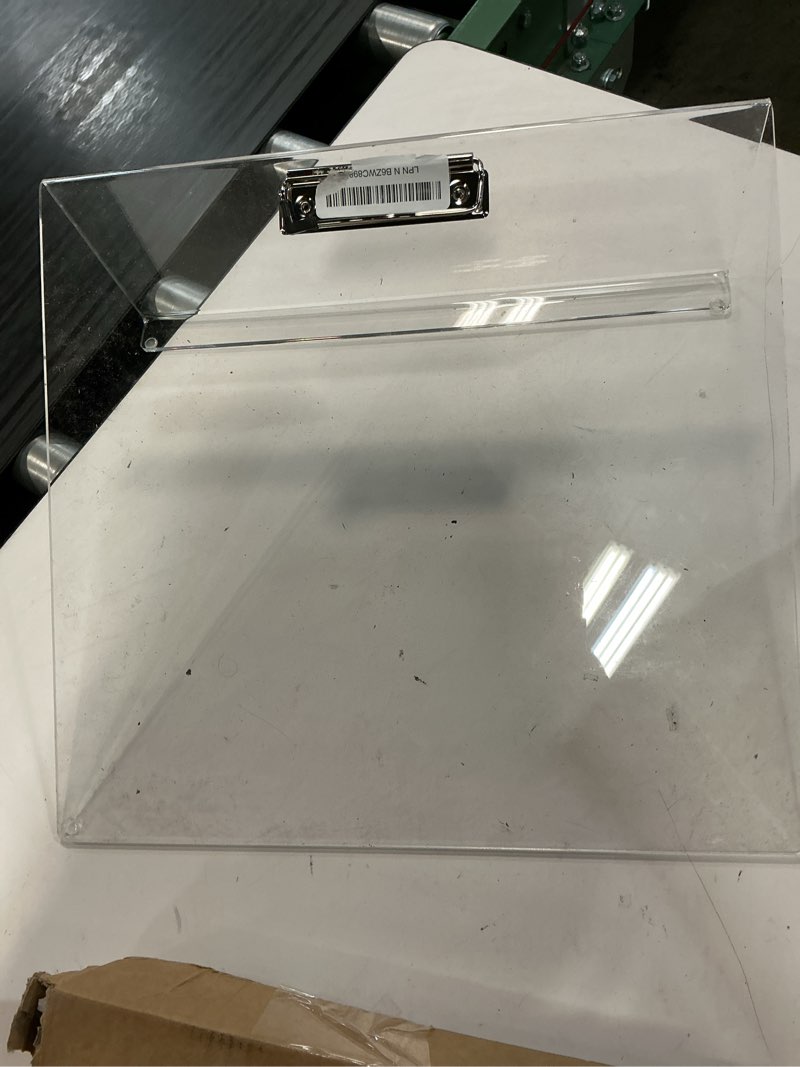Condition photo showing Good Condition for estune acrylic ergonomic writing slant board transparent plastic preschool slope board classroom tool for drawing reading, art, and improving handwriting legibility