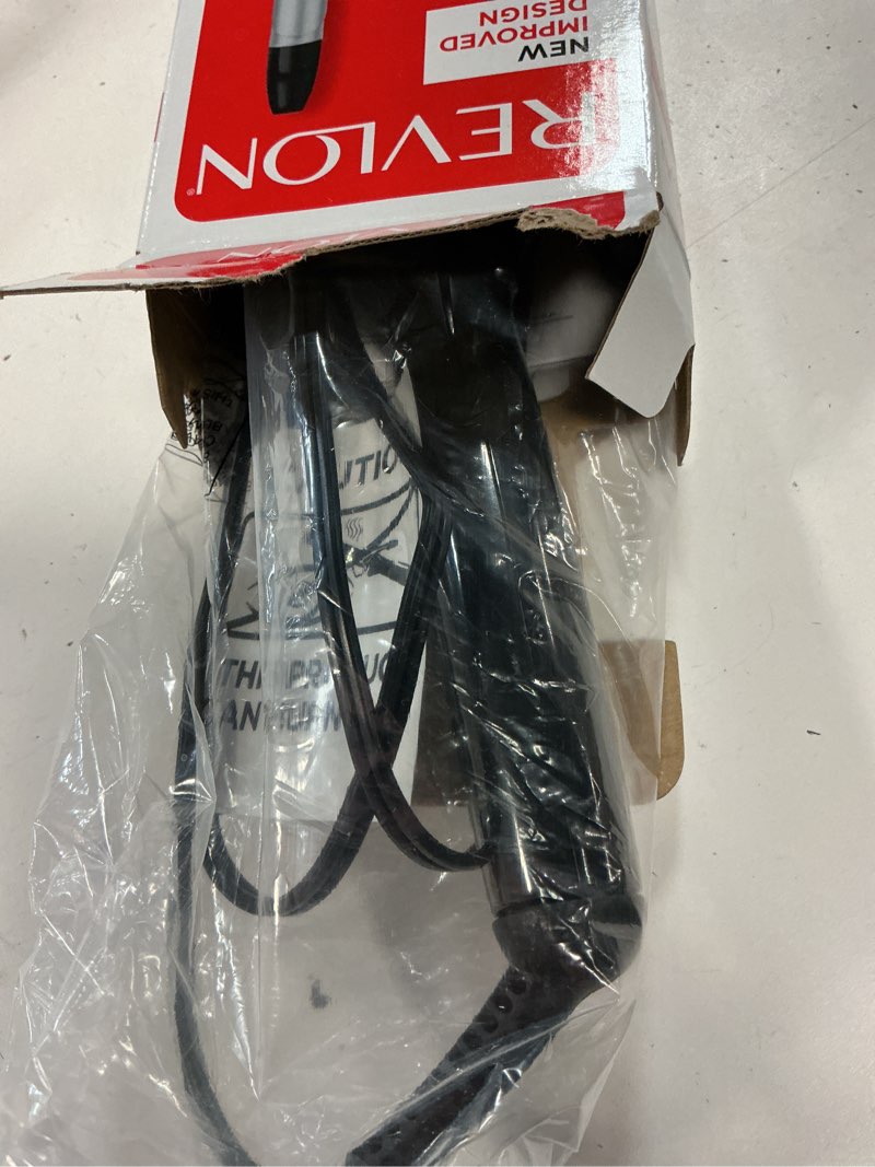 Condition photo showing Good Condition for revlon perfect heat 1/2" triple ceramic curling iron, black