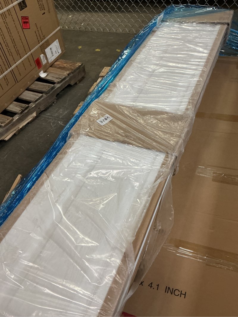 Condition photo showing New/Like New for JUBEST 30in. x 80in. Bifold Door, 6 Panel Primed Bifold Interior Doors, Hollow Core Bi Fold Closet Door with Hardware Kit Include, Folding Doors for Laundry, Pantry & Bedroom