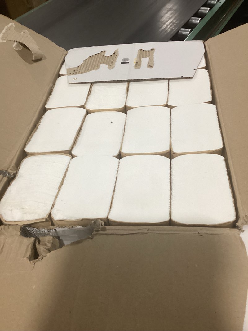 Condition photo showing Good Condition for AmazonCommercial 2-Ply White XL Multifold Paper Towels (SOFI-039)|Bulk for Business |Compatible with Universal Dispensers|FSC Certified |115 Sheets per Pack (16 Packs)(12.6 x 9.1 Sheet)