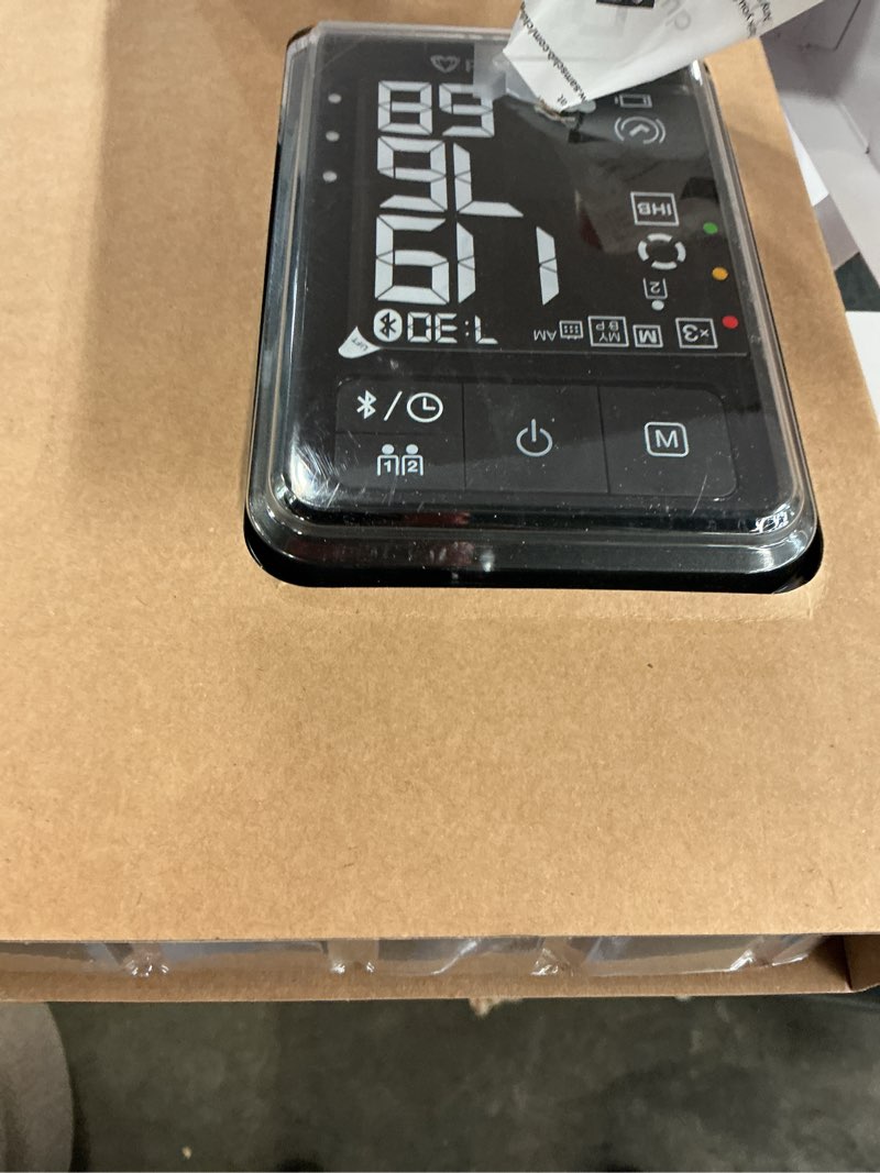 Condition photo showing As Is for procheck bluetooth upper arm blood pressure monitor for 2 users, stores 198 total results