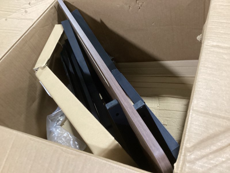 Condition photo showing Good Condition for HUANUO Rolling Standing Desk Adjustable Height, Mobile Stand Up Desk for Walking Pad and Treadmill, Portable Computer Table with Wheels, 31.5"x15.75" Height 28.7"-46.1", Walnut