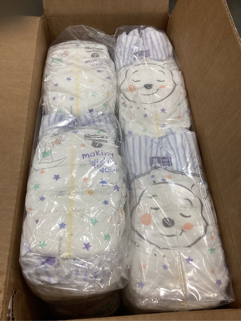 Condition photo showing Good Condition for huggies size 5 diapers, little movers baby diapers, size 5 (27+ lbs), 104 count, packaging may vary size 5 104