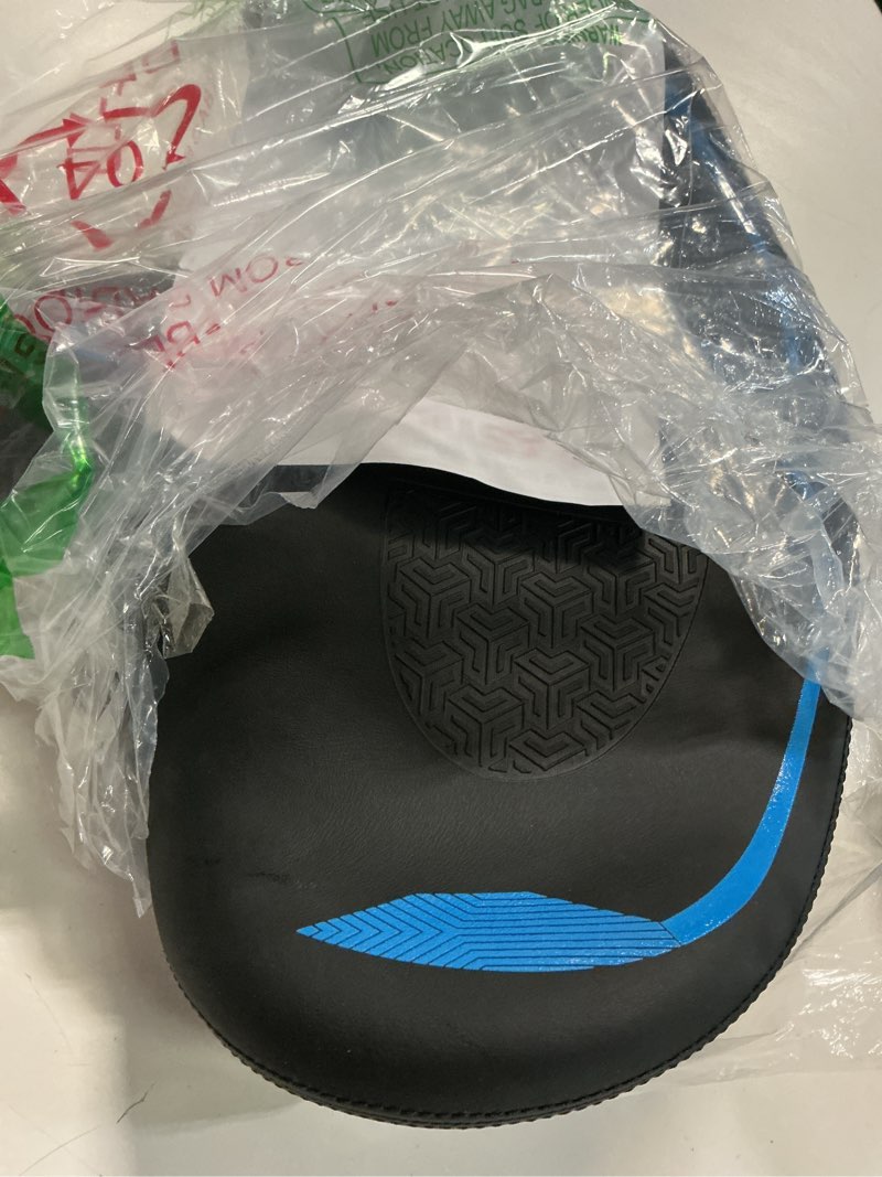 Condition photo showing Good Condition for cdywd oversized bike seat for men & women comfort, extra wide bicycle seat cushion, comfortable wing padded, large replacement saddle for peloton, stationary exercise bike, ebike, cruiser, city bike blue