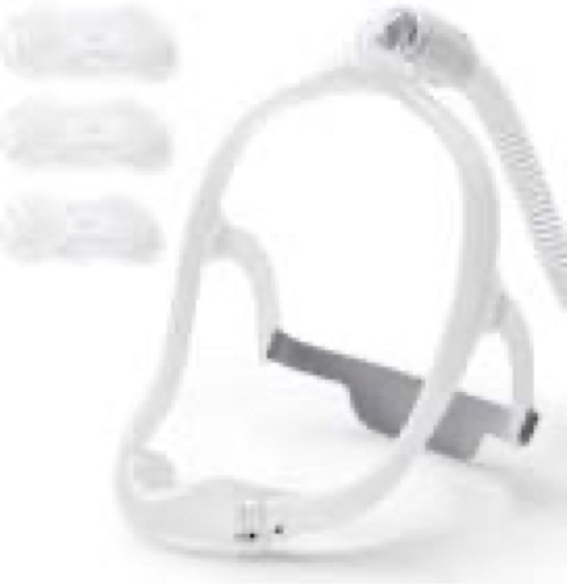 nasal frame assembly for philips respironics dreamwear, upgrade silicone soft sealing nose mask reusable pillow supplies with 3 x pillow
