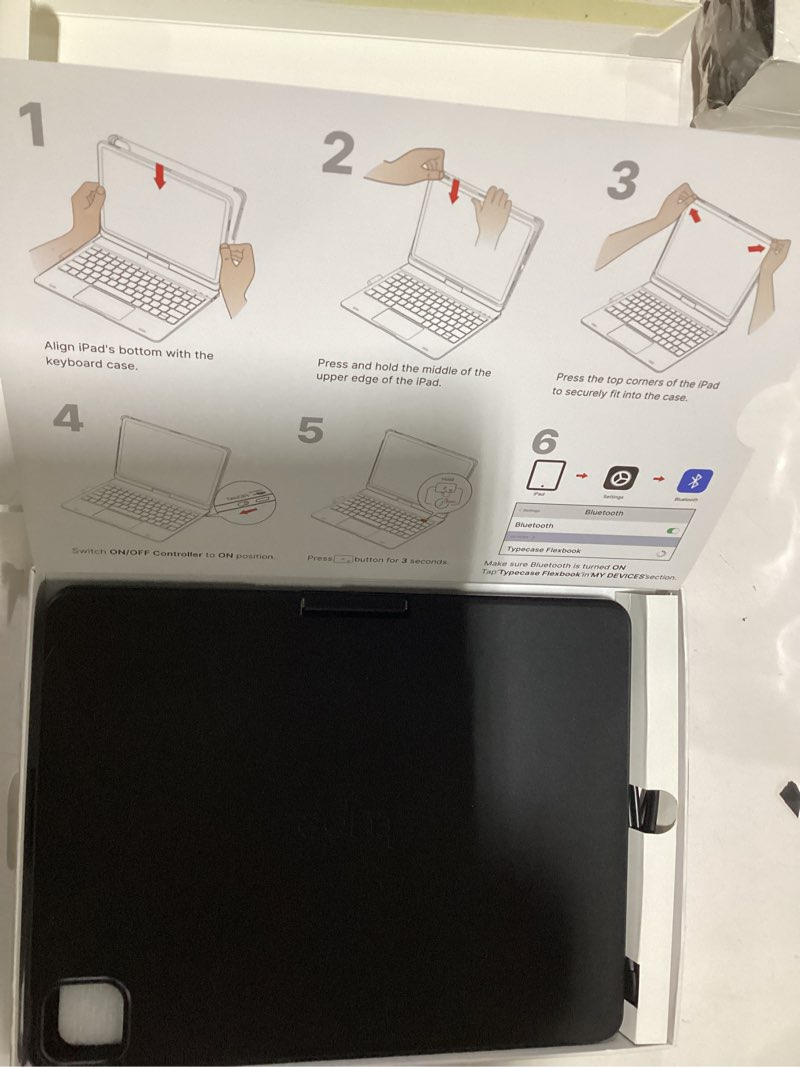 typecase Touch Keyboard Case for iPad Air 11-inch(M3/M2, 2025/2024) & iPad Pro 11(4th/3rd/2nd/1st Ge