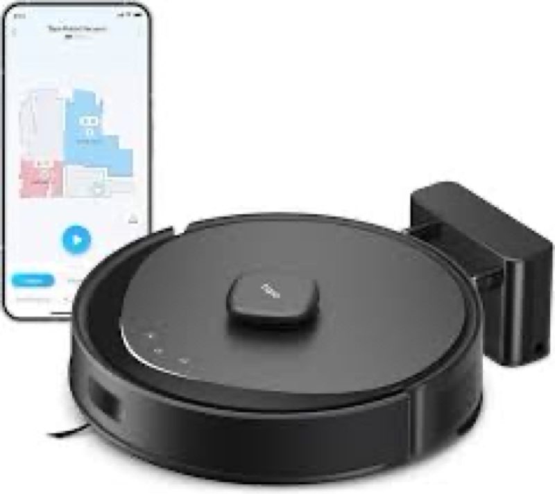 Tapo LiDAR Smart Navigation Robot Vacuum and Mop, 5300Pa Max, 97%+ Dust Pickup Rate, Customizable Cl