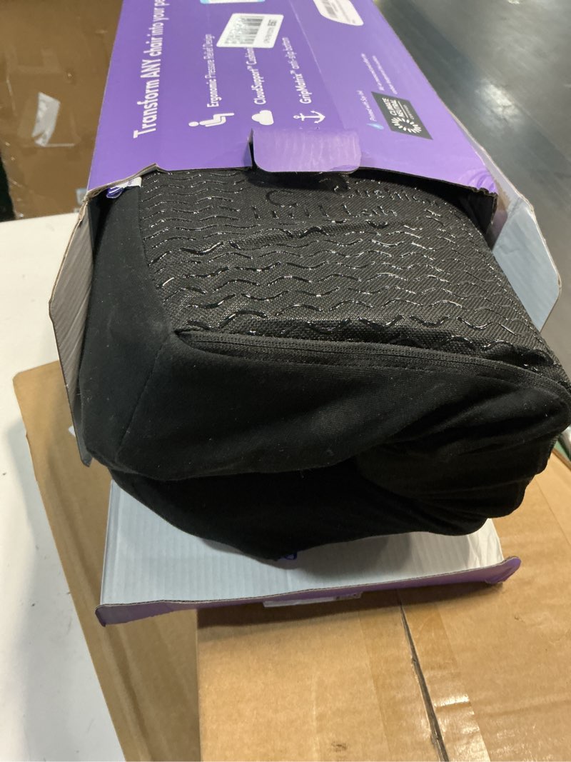 Condition photo showing New/Like New for Cushion Lab Patented Pressure Relief Seat Cushion for Long Sitting Hours on Office & Home Chair - Extra-Dense Memory Foam for Soft Support. Car Pad for Hip, Tailbone, Coccyx, Sciatica - Black