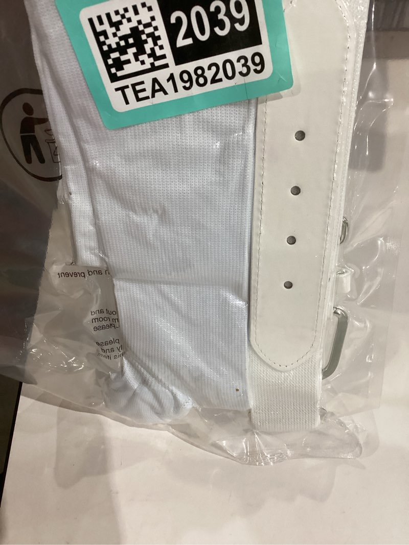 Condition photo showing New/Like New for Teen Youth Baseball Socks Boys Teens Softball Socks and Belt Set for Baseball,Soccer.(1 Sock with 1 Belt). Small White