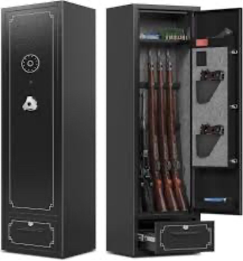 KAER 5-6 Gun Safe,Gun Safes for Rifle and Pistols,Gun Cabinets,Rifle Safe,GunSafes for Rifle and Sho