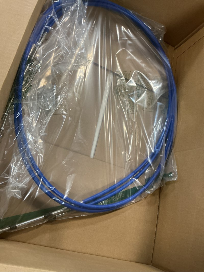 Condition photo showing Good Condition for 33C Throttle Shift Control Cable Compatible with Outboard Engine Boat Motor Steering System Blue (2PC 8FT)