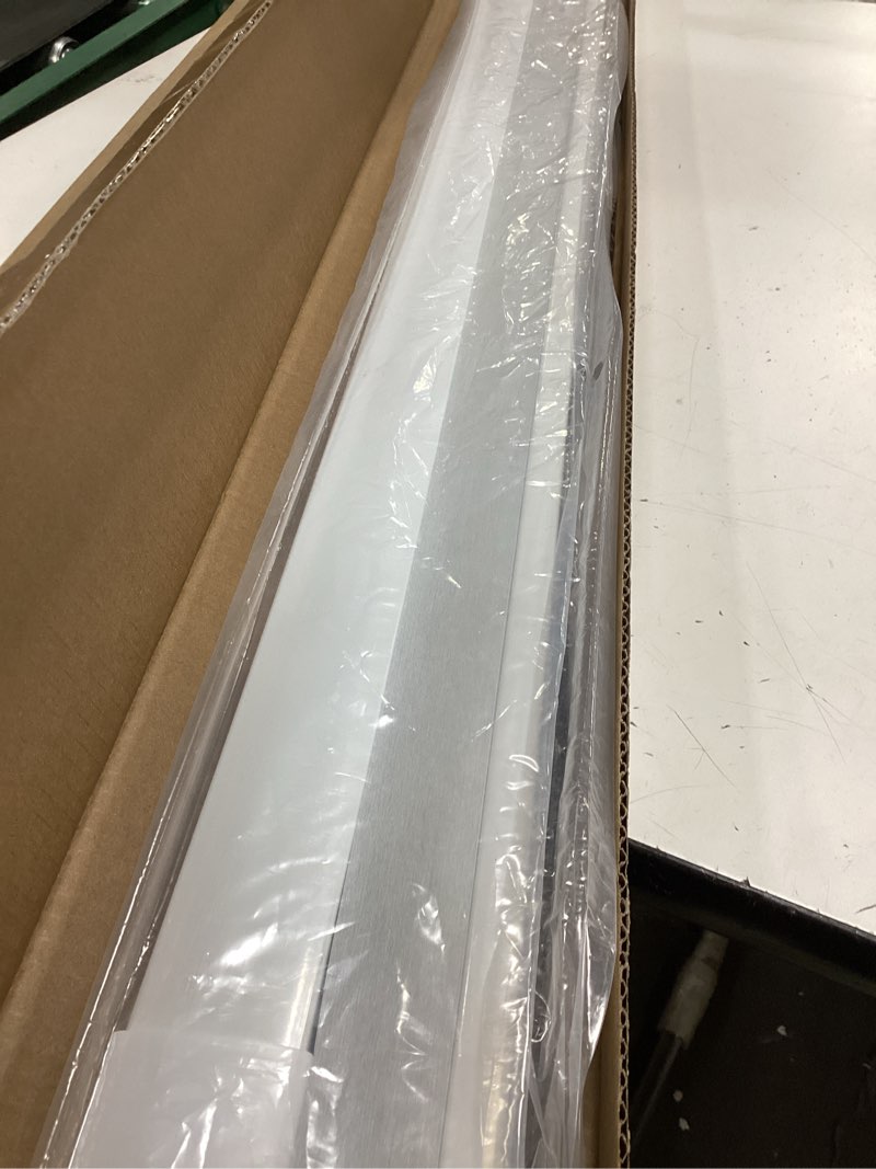 Condition photo showing Good Condition for lazblinds no tools no drill cordless cellular shades, blackout light blocking honeycomb shades for home, thermal insulation blinds for windows, 46" w x 48" h, white blackout-white 46" w x 48" h