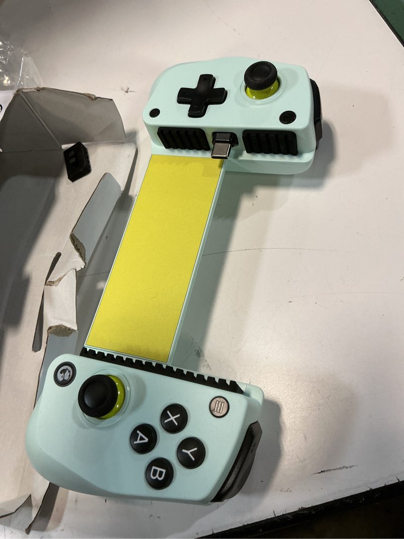 Condition photo showing Good Condition for gamesir x5 lite mobile gaming controller for android, iphone 15/iphone 16 series, ipad mini 7(usb-c), type-c phone controller with hall effect sticks, turbo function for call of duty, genshin impact, minecraft, plug and play gamepad(wasabi)