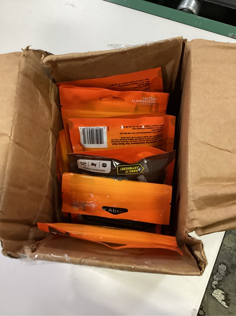 Condition photo showing New/Like New for Fresh FX Charcoal Deodorizer Bags by Armor All, Natural Bamboo Car Odor Eliminator, Fragrance Free, 