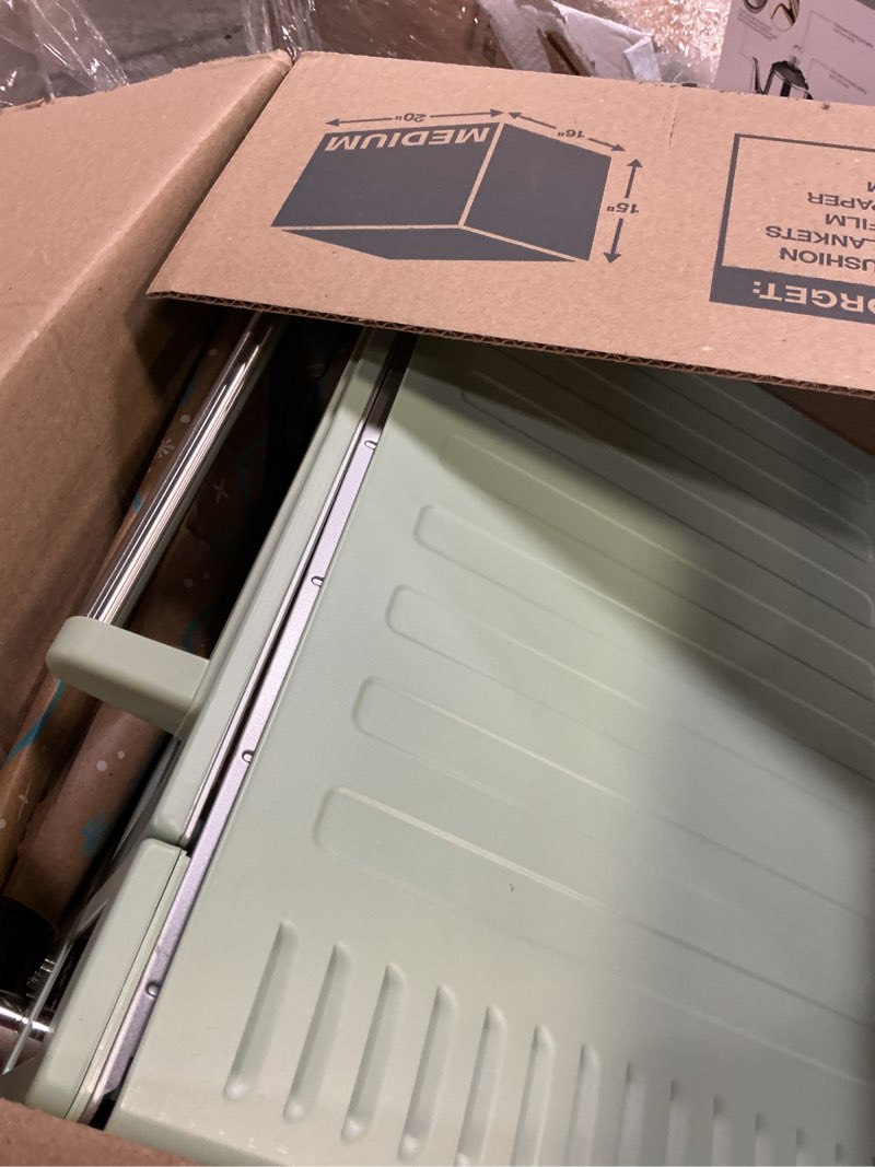 Condition photo showing Good Condition for Nuwave Bravo Pro Smart 21QT Toaster Oven Air Fryer Combo, Convection Oven Countertop, 10 functions all in 1, with even & quick crisp technology, 50-450°F, 1800W, Mint Green