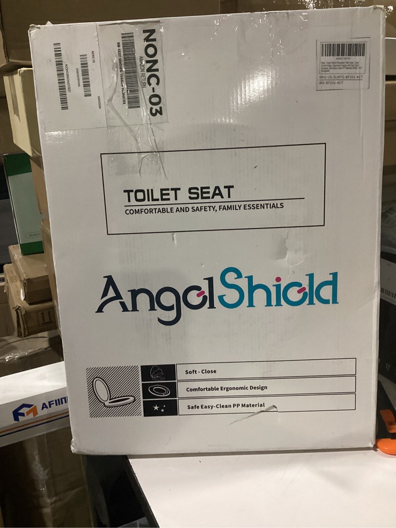 Condition photo showing New/Like New for american standard 5503a00b.020 transitional slow-close elongated front toilet seat, white