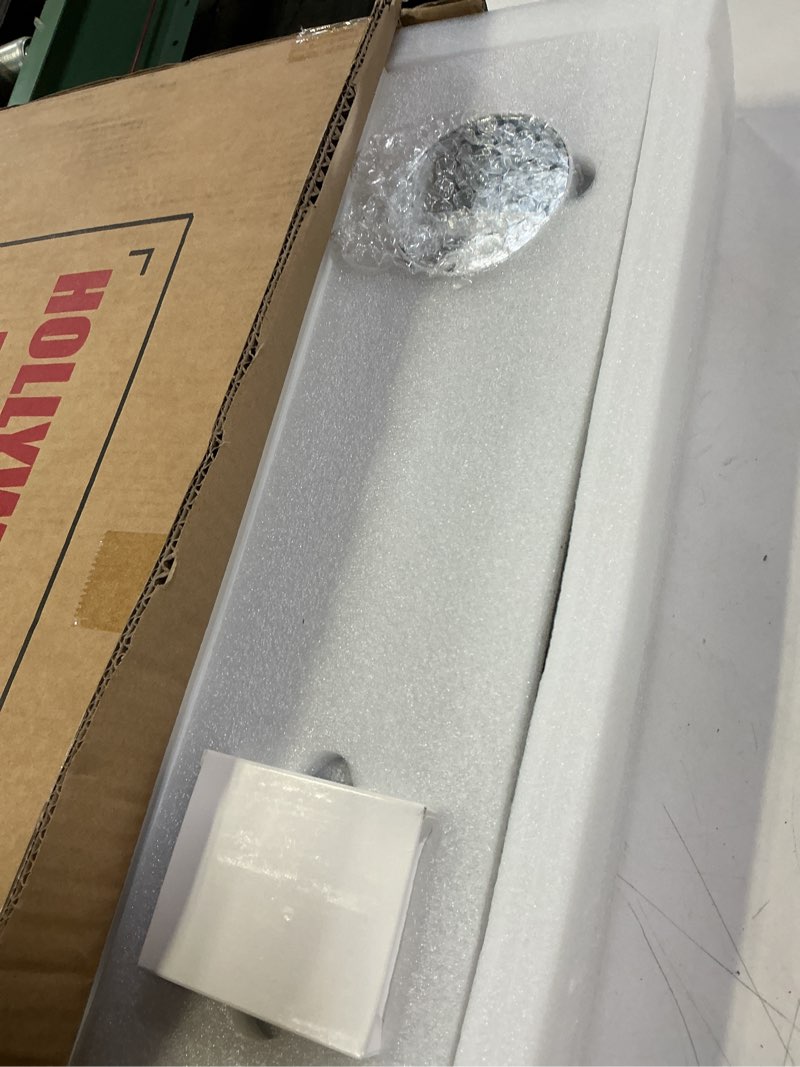 Condition photo showing New/Like New for Vanity Mirror with Lights Lighted Makeup Mirror with Dimmable LED Bulbs,3 Color Lighting Modes,USB Charging Port Touch Control,Sturdy Metal Frame Design,White (50x40cm, 4.70) White 19.7"L x 16.6"W