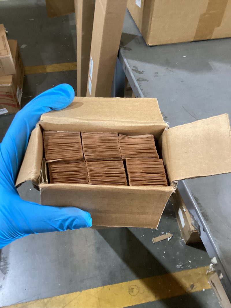 Condition photo showing New/Like New for changshade 6-pack pleated paper temporary shades light filtering cut to size temporary paper blinds for indoor windows of office, bedroom, bathroom, living room, 48" w x 72" h, brown brown 48" x 72"-6pc