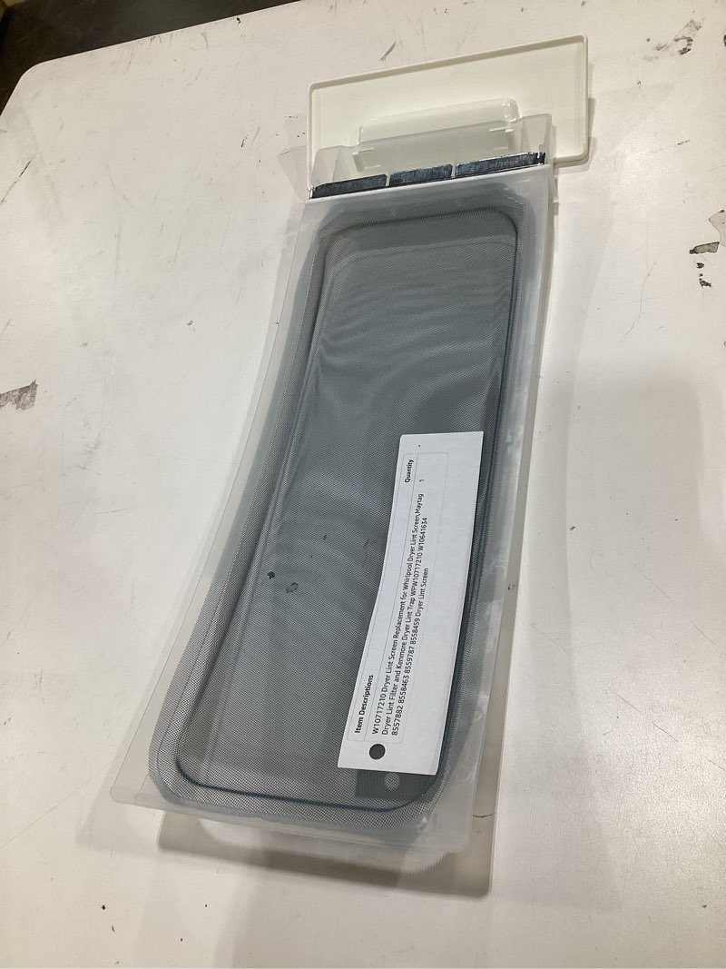 Condition photo showing As Is for W10717210 Dryer Lint Screen Replacement for Whirlpool Dryer Lint Screen,Maytag Dryer Lint Filter and Kenmore Dryer Lint Trap WPW10717210 W10641634 8557882 8558463 8559787 8558459 Dryer Lint Screen