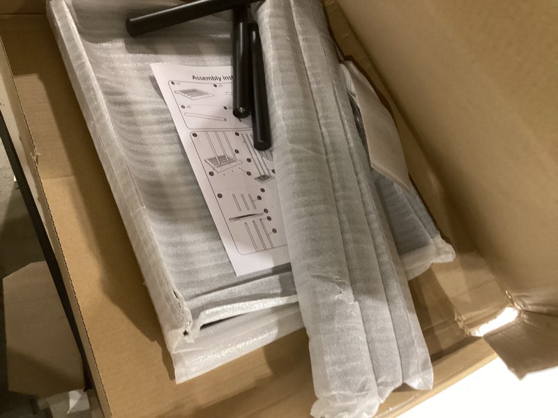 Condition photo showing Good Condition for 40" Blanket Wall Rack, Wall Blanket Storage, Towel Rack for Bathroom Towel Storage, Blanket Holder Rack with Shelf, Matte Black