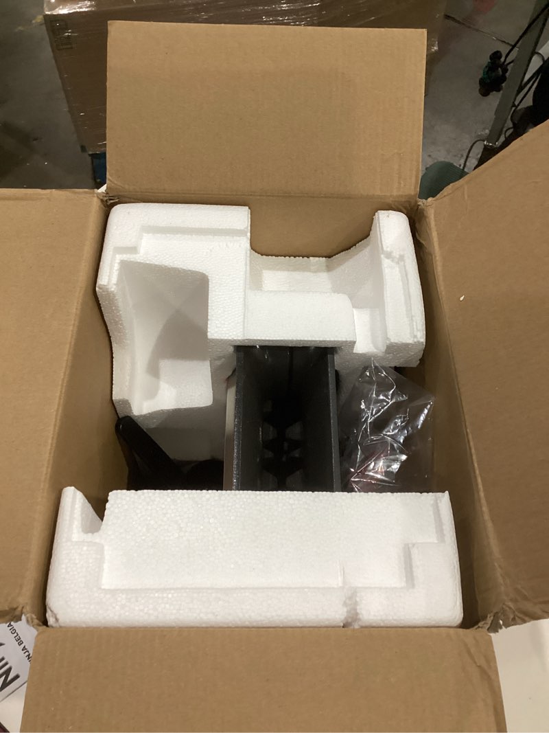 Condition photo showing Good Condition for ninja bw1001 neverstick pro belgian waffle maker, vertical design, 5 shade settings, with precision-pour cup & chef-curated recipe guide, black & silver