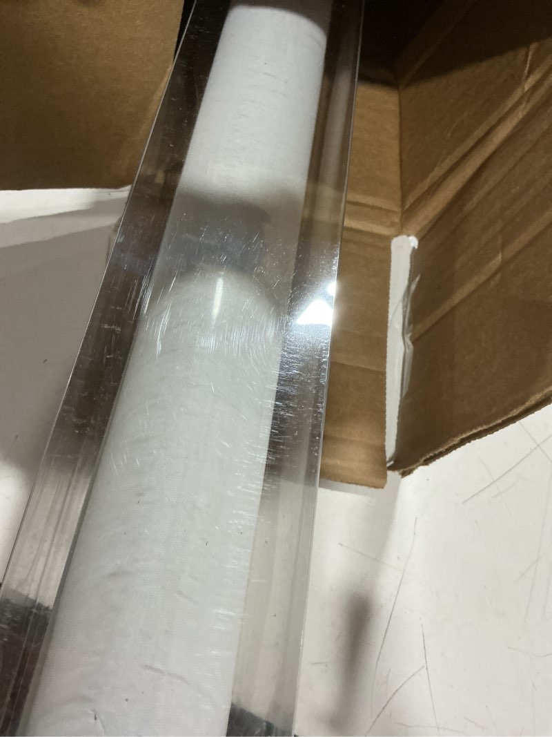 Condition photo showing As Is for 100% blackout indoor cordless roller shades for windows,room darkening rolled up blinds with spring system,thermal insulated uv protection waterproof fabric for home office (white,44"w x 72"h) white 44"w x 72"h