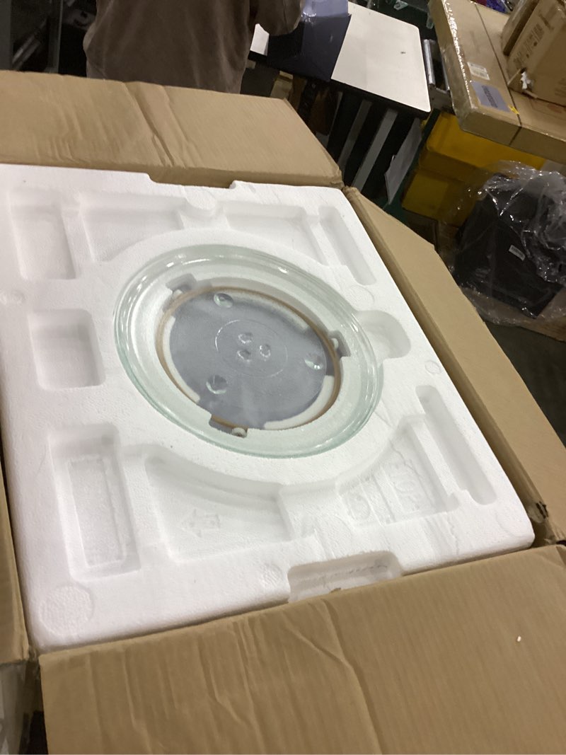 Condition photo showing New/Like New for TOSHIBA ML-EM34P(SS) Smart Countertop Microwave, Sensor Reheat, Works With Alexa & Remote Control, Kitchen Essentials, Mute Function&ECO Mode, 1100W, 1.3 Cu Ft, With 12.4" Turntable, Stainless Steel