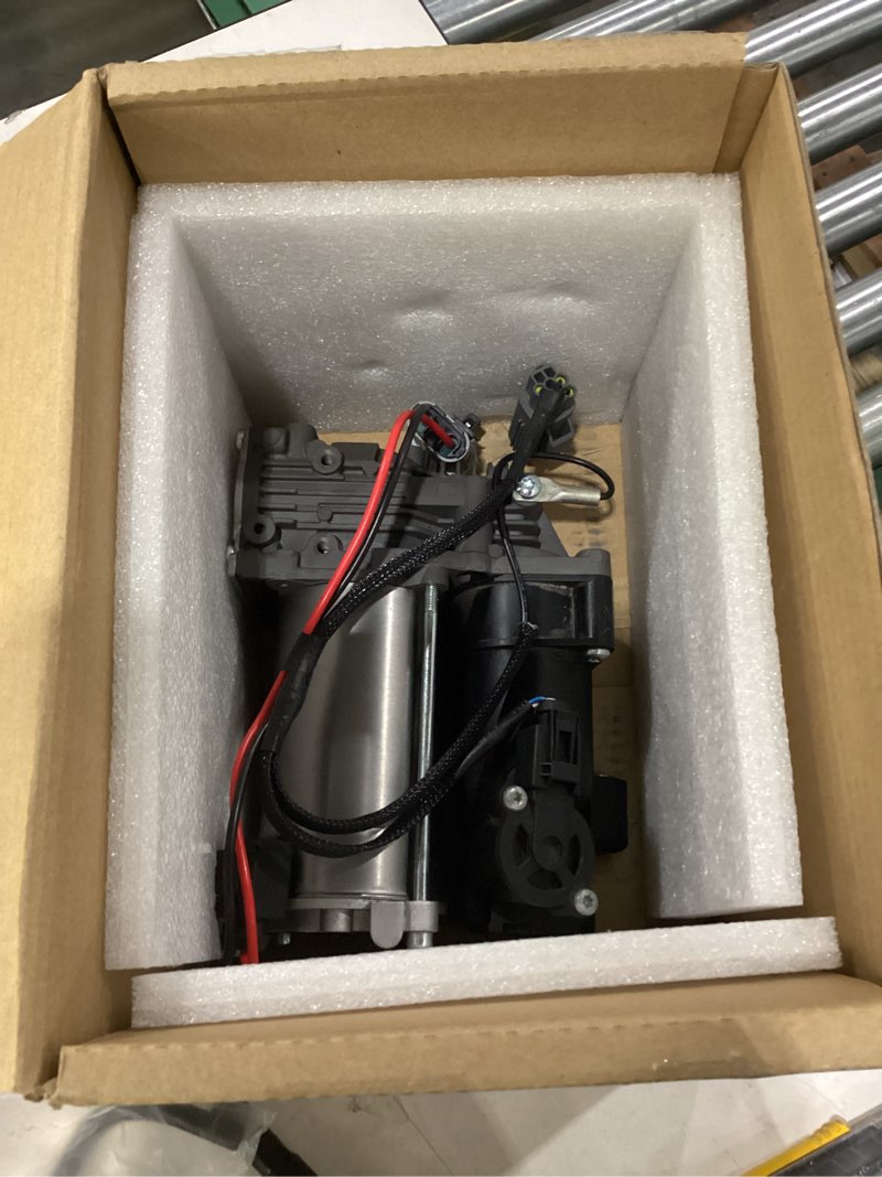 Condition photo showing New/Like New for air suspension compressor pump and relay lr015303 lr045251 lr023964 for la-nd rover 2006-2013 range rover sport, 2005-2009 lr3, 2010-2014 lr4, with amk style (4 pins connector)