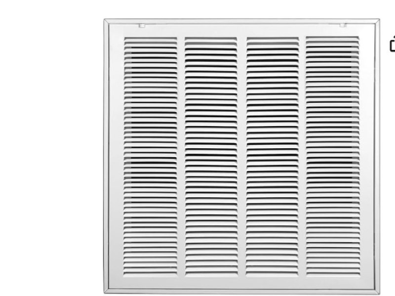 Howeall 20"W x 20"H [Duct Opening Size] Steel Return Air Filter Grille - Removable Face/Door for 1 i