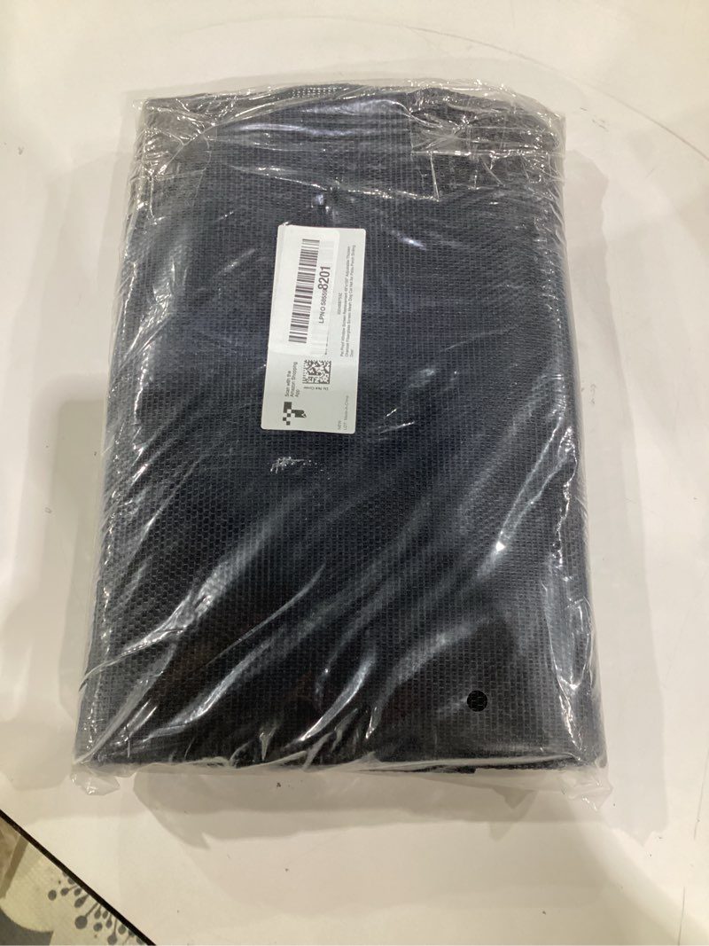 Condition photo showing Good Condition for pet proof window screen replacement 48"x100" adjustable thicken charcoal fiberglass screen mesh dog cat net for patio porch sliding door