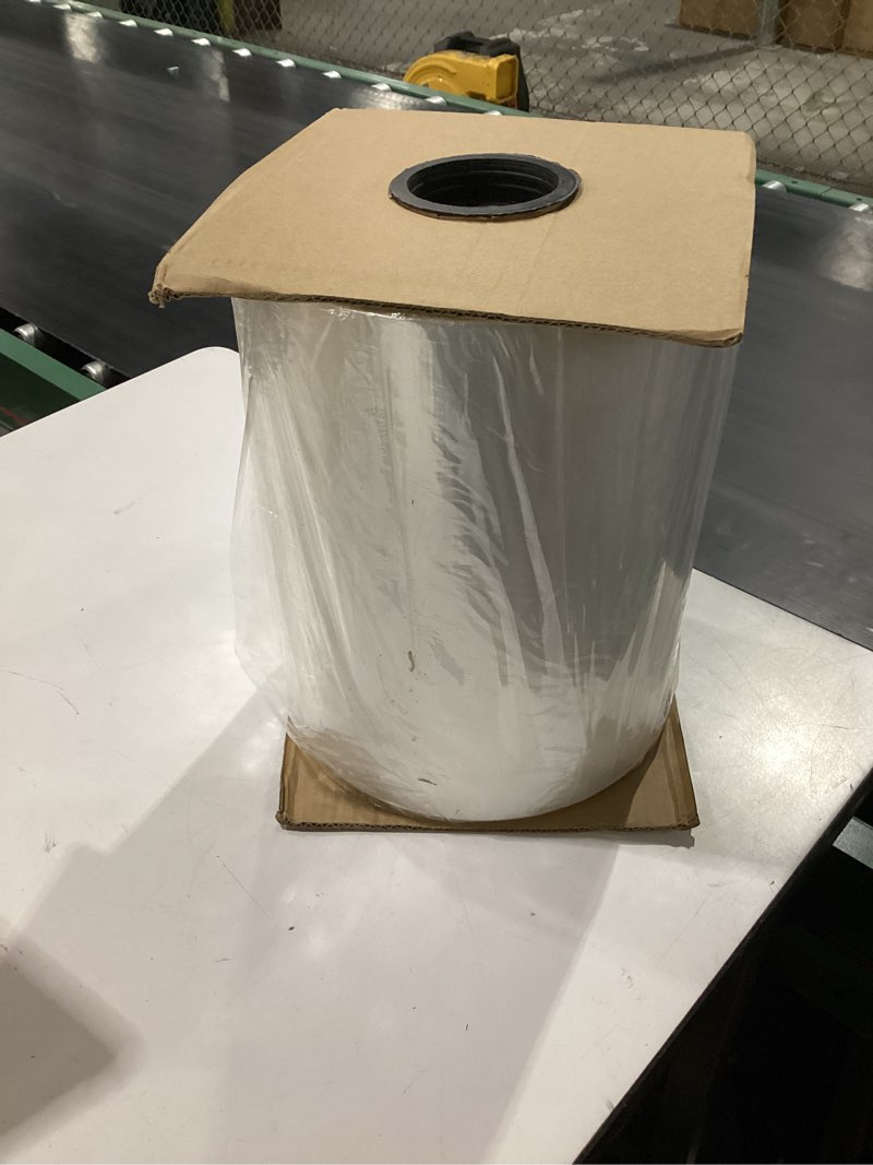 Condition photo showing New/Like New for knox brand - 12" 60 gauge polyolefin shrink film heat wrap pof centerfold 4370' feet