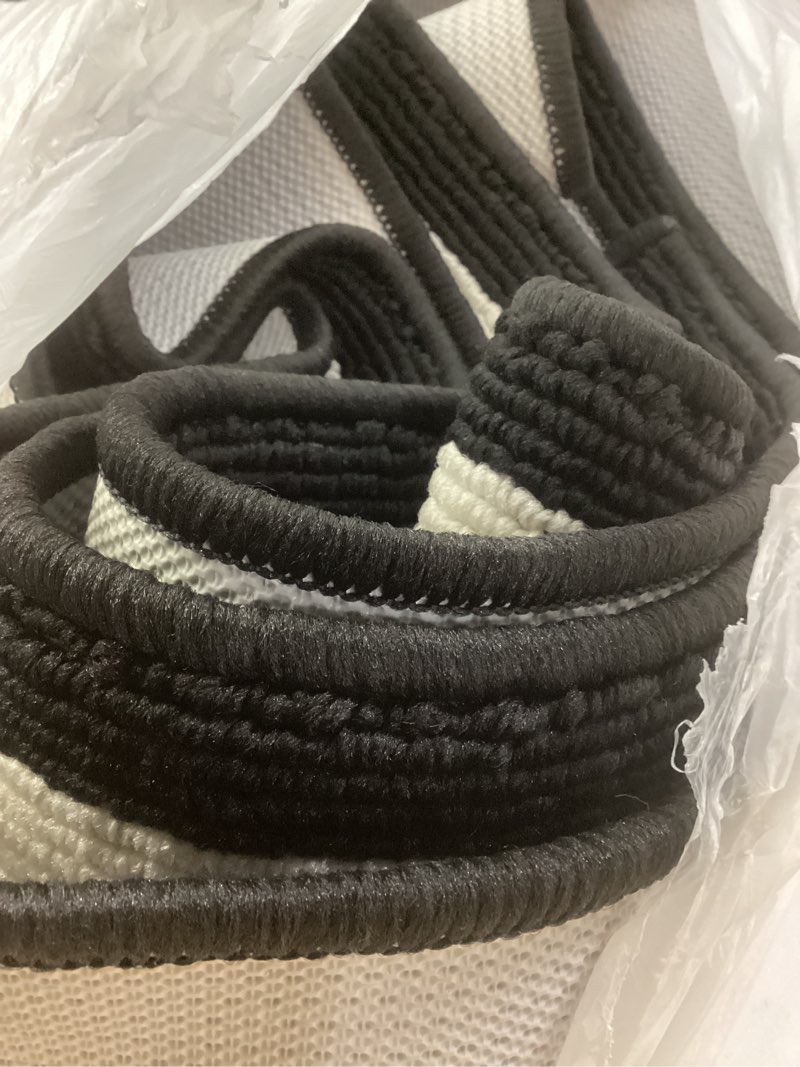 Condition photo showing Good Condition for ileading hallway runner rug 2.6'x12' heavy-duty durable entryway floor mat with non slip rubber backing for busy traffic extended indoor doormat machine washable kitchen throw rug for corridor(black) 2'7" x 12' (rectangular) black