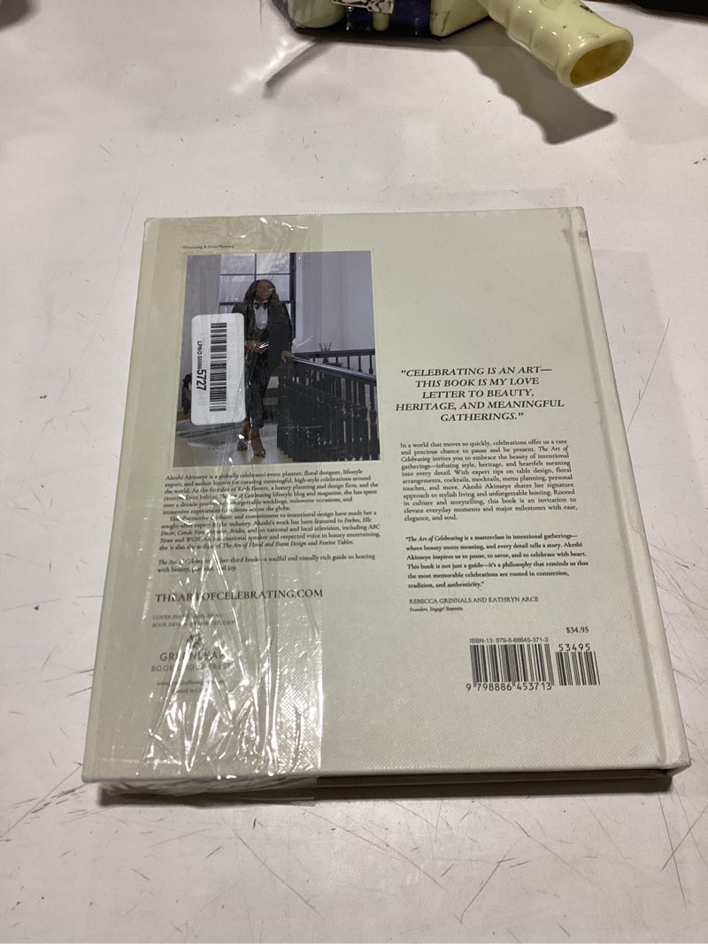 Condition photo showing As Is for the art of celebrating: inspiration and ideas for meaningful gatherings