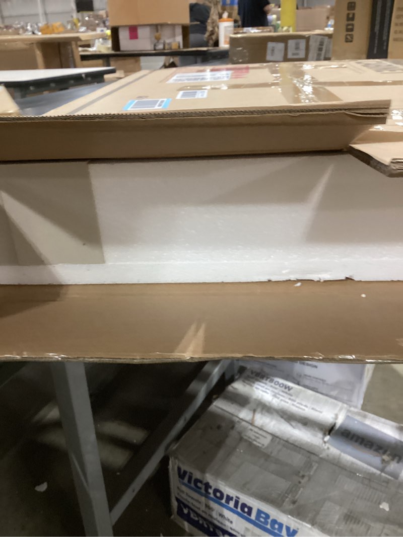 Condition photo showing Good Condition for TETOTE 20 x 28 Medicine Cabinet with Mirror with Tempered Beveled Mirror Silver Medicine Cabinet Aluminum Cabinet DTC Hinges, Stepless Adjustable Shelves, Recessed/Surface-Mounted 28"L x 20"W Silver