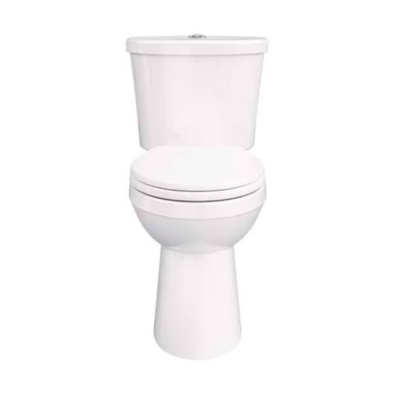(incomplete)(only tank) american standard 250da104.020 colony 3 two-piece toilet, round front, standard height, white, 1.28