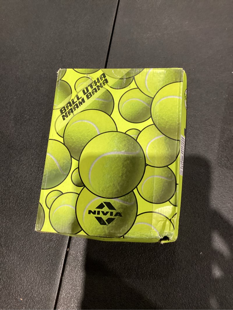 Condition photo showing New/Like New for Nivia Heavy Tennis Ball Cricket Ball (Pack of 12) Red 12-Pack
